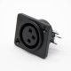3 pin XLR connectors Female XLR cable receptacle 90° 3 pin XLR connectors Female XLR cable receptacle 90°