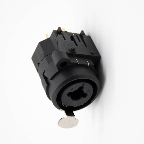 3 pin XLR Female Combo connector Straight Solder Cup with push lock switch 3 pin XLR Female Combo connector Straight Solder Cup with push lock switch