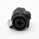 3 pin XLR Female Combo connector Straight Solder Cup with push lock switch 3 pin XLR Female Combo connector Straight Solder Cup with push lock switch