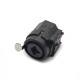 3 pin XLR Female Combo connector Straight Solder Cup with push lock switch 3 pin XLR Female Combo connector Straight Solder Cup with push lock switch