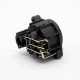 Combo XLR Jack 3 Pole Female XLR 90° Cable Receptacle With Lock Switch Combo XLR Jack 3 Pole Female XLR 90° Cable Receptacle With Lock Switch