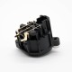 Combo XLR Jack 3 Pole Female XLR 90° Cable Receptacle With Lock Switch Combo XLR Jack 3 Pole Female XLR 90° Cable Receptacle With Lock Switch