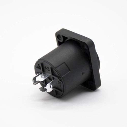 Jack Combo Panel Mount Female 4 pin Chassis Socket Connector Straight for Amplifier & Audio Mixer microphone Jack Combo Panel Mount Female 4 pin Chassis Socket Connector Straight for Amplifier & Audio Mixer microphone