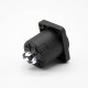 Jack Combo Panel Mount Female 4 pin Chassis Socket Connector Straight for Amplifier & Audio Mixer microphone Jack Combo Panel Mount Female 4 pin Chassis Socket Connector Straight for Amplifier & Audio Mixer microphone
