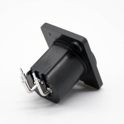 XLR Jack 3 Pole Vertical Type XLR Male 90° Audio Mixer Cannon Connector
