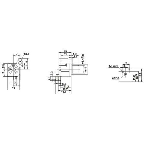 Black Panel Mount RCA Socket Female Right Angle Connector Black Panel Mount RCA Socket Female Right Angle Connector