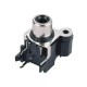 PCB Mount RCA Right Angle Connector Female Black Nickel Plated PCB Mount RCA Right Angle Connector Female Black Nickel Plated