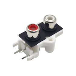RCA Connector Angled Type Jack Connector for Video