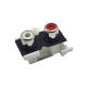 RCA Connector Angled Type Jack Connector for Video RCA Connector Angled Type Jack Connector for Video