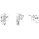 RCA Double Female Connector 75ohm Right Angle Socket RCA Double Female Connector 75ohm Right Angle Socket