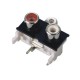 RCA Double Jack 90 Degree Female Socket Connector PCB Mount RCA Double Jack 90 Degree Female Socket Connector PCB Mount