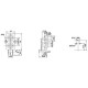 RCA Female Connector 90 Degree Double AV 2 Hole RCA Female Connector 90 Degree Double AV 2 Hole