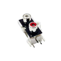 RCA Jack Connector Receptacle Socket for PCB Mount 90Degree