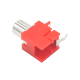 RCA Red Color Connector Right Angle Female For PCB Board RCA Red Color Connector Right Angle Female For PCB Board