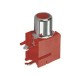 RCA Red Color Connector Right Angle Female For PCB Board RCA Red Color Connector Right Angle Female For PCB Board