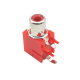 RCA Red Color Connector Right Angle Female For PCB Board RCA Red Color Connector Right Angle Female For PCB Board