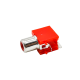 RCA Red Color Connector Right Angle Female For PCB Board RCA Red Color Connector Right Angle Female For PCB Board