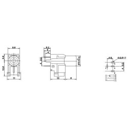 RCA Socket Connectors Nickel Plated Right Angle For PCB