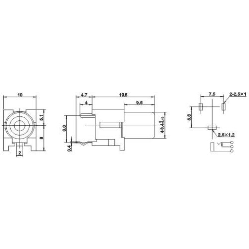 RCA Socket Straight Type Red Color Connector for PCB Mount RCA Socket Straight Type Red Color Connector for PCB Mount