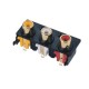 Straight RCA Mount PCB 3 Color Connector Gold Plated Socket Straight RCA Mount PCB 3 Color Connector Gold Plated Socket