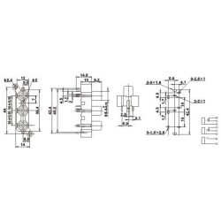 White Color RCA Female Straight Type Socket With Screw for PCB Mount