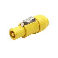 Blue Plastic Power Cable Powercon Inline Connector Of Speaker Accessories 3Pin 20A Plug