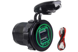 Elevate Your Driving Experience with the 12-24V Automotive Modification 4.2A Dual-Ring USB Car Charger
