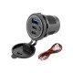 Automotive and Marine 12-24V Voltage Equipment Modified with Dual PD+QC3.0 Triple Fast Charging Ports Automotive and Marine 12-24V Voltage Equipment Modified with Dual PD+QC3.0 Triple Fast Charging Ports
