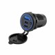 Automotive and Marine Modified New Product with QC3.0+Dual PD Flash ChargingTYPE-C Fast Charging PD Charger Automotive and Marine Modified New Product with QC3.0+Dual PD Flash ChargingTYPE-C Fast Charging PD Charger