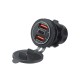Automotive and Marine Modified USB Charger with PD+Dual QC3.0 Modified Car Charger with Switch Automotive and Marine Modified USB Charger with PD+Dual QC3.0 Modified Car Charger with Switch