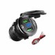 Automotive and RV Modified Car USB Phone Charger with Aluminum Alloy Casing QC3.0 Fast Charging Automotive and RV Modified Car USB Phone Charger with Aluminum Alloy Casing QC3.0 Fast Charging