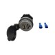 Automotive Marine and Motorcycle Modified In-car 4.2A Dual USB Charger with Spring Waterproof Cover Phone Charging Socket Automotive Marine and Motorcycle Modified In-car 4.2A Dual USB Charger with Spring Waterproof Cover Phone Charging Socket