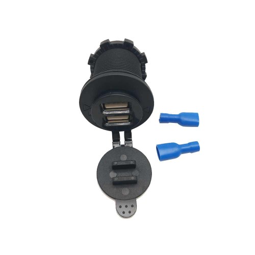 Automotive Motorcycle Accessories Dual USB Car Charger Power Charging Socket with Dual USB Ports Automotive Motorcycle Accessories Dual USB Car Charger Power Charging Socket with Dual USB Ports