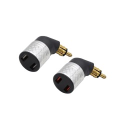 Bent Neck Charging Socket with Voltage Display 12-24V Automotive Motorcycle 4.2A Bent Neck Dual Port Charger