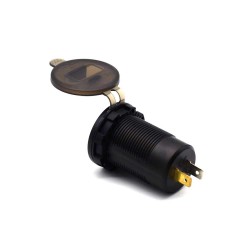 Car-mounted Phone Charger with Dual PD+QC3.0 Fast Charging Modified with Voltage Display and Switch