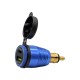 European Standard Cigarette Lighter Socket Motorcycle Modified Charger with TYPE-C and QC3.0 Dual Fast Charging Ports European Standard Cigarette Lighter Socket Motorcycle Modified Charger with TYPE-C and QC3.0 Dual Fast Charging Ports