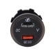 QC3.0+TYPE-C with Voltage Display 12-24V Automotive and Marine Modified Accessory QC3.0 Fast Charging Voltage Display QC3.0+TYPE-C with Voltage Display 12-24V Automotive and Marine Modified Accessory QC3.0 Fast Charging Voltage Display