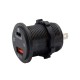 QC3.0+TYPE-C with Voltage Display 12-24V Automotive and Marine Modified Accessory QC3.0 Fast Charging Voltage Display QC3.0+TYPE-C with Voltage Display 12-24V Automotive and Marine Modified Accessory QC3.0 Fast Charging Voltage Display