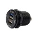 Triple Port QC3.0 USB Charger Plug Car Charger for Automotive Boats Electric Vehicles and Motorcycle Modified Triple Port QC3.0 USB Charger Plug Car Charger for Automotive Boats Electric Vehicles and Motorcycle Modified