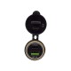 TYPE-C and QC3.0 dual fast charging ports Motorcycle modified charger designed for European standard cigarette lighter TYPE-C and QC3.0 dual fast charging ports Motorcycle modified charger designed for European standard cigarette lighter