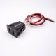 USB Car Charger Cable Through Hole Dual Port Socket USB Car Charger Cable Through Hole Dual Port Socket