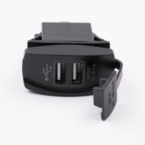 USB Car Charger Multi Port Socket Dual Port 5V 3.1A With Dust Cover USB Car Charger Multi Port Socket Dual Port 5V 3.1A With Dust Cover
