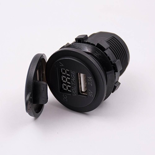 USB Car Charger Voltage Single Port Socket 5V 2.1A With Voltage Digital Display USB Car Charger Voltage Single Port Socket 5V 2.1A With Voltage Digital Display
