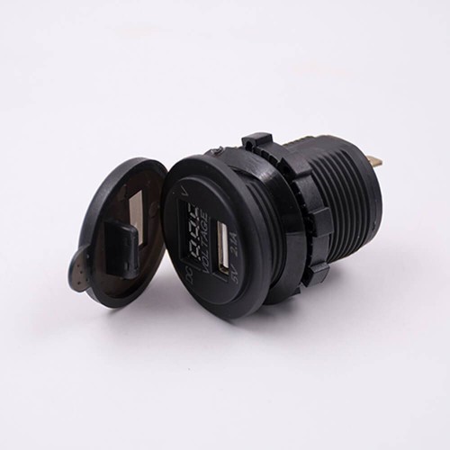 USB Car Charger Voltage Single Port Socket 5V 2.1A With Voltage Digital Display USB Car Charger Voltage Single Port Socket 5V 2.1A With Voltage Digital Display