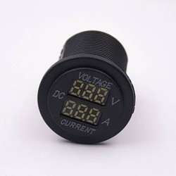 Digital Voltage And Current Display Socket Car Digital Display Meter