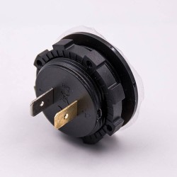 Voltage Digital Display Socket Through Hole Waterproof 3-digit Digital Display Car Meter