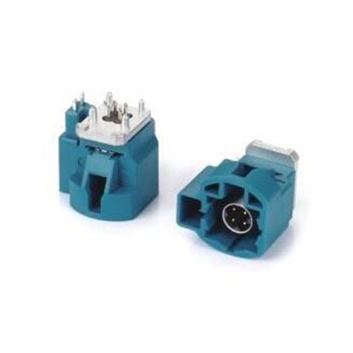 HSD 4+2Pin Z Code Male Straight Vehicle Connector 6P Water Blue GPS Signal for PCB HSD 4+2Pin Z Code Male Straight Vehicle Connector 6P Water Blue GPS Signal for PCB