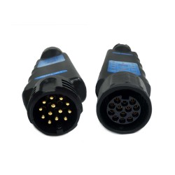 13 Pin RV Plug and Socket Connector Test Tool Trailer Connector