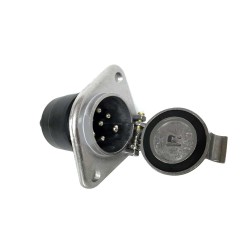 7 Core Aluminum Plug 24V N Type Truck Cable Trailer Connector