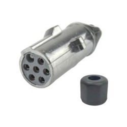 Aluminum Alloy 24V Trailer RV Plug S Type 7 Core Truck Cable Trailer Connector